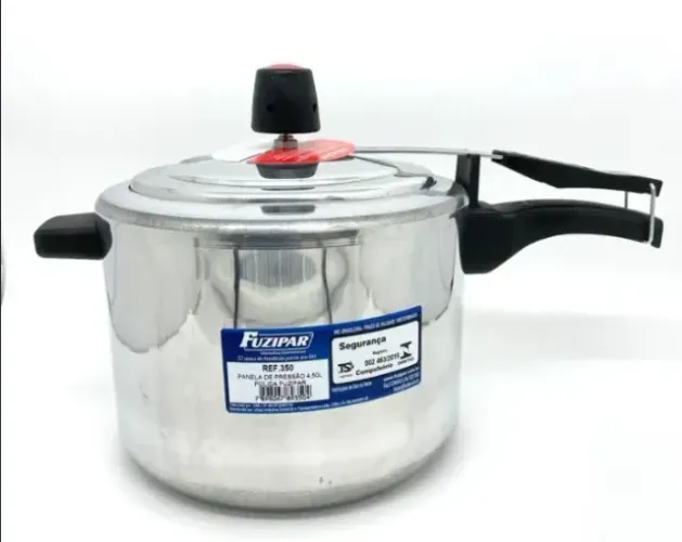 PANELA DE PRESSAO DE ALUMINIO 4,5 LITROS FUZIPAR (NOVA)