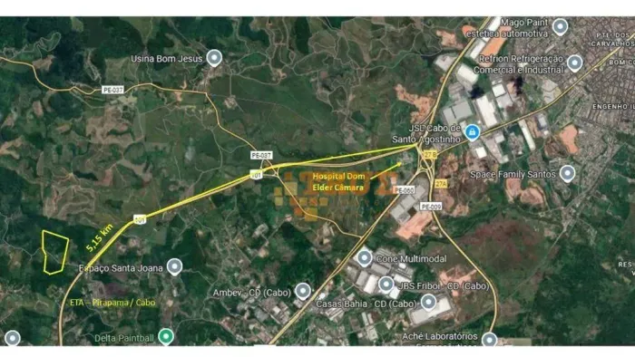 Área à venda, 163000 m² - Distrito Industrial Diper - Cabo de Santo Agostinho/PE