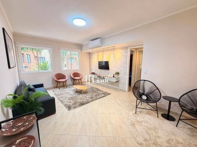 Apartamento com 2 dormitórios para alugar, 80 m² por R$ 3.300/mês - Enseada - Guarujá/SP