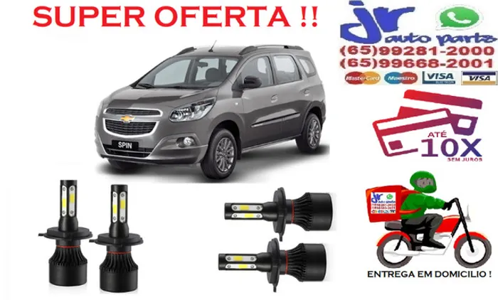 Lampada Ultra LED 4D (Alta) Spin 6000K 12V 24V