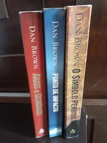 Livros do Dan Brown- 3 livros