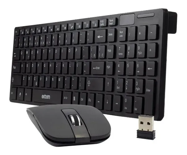 Teclado e Mouse Sem Fio