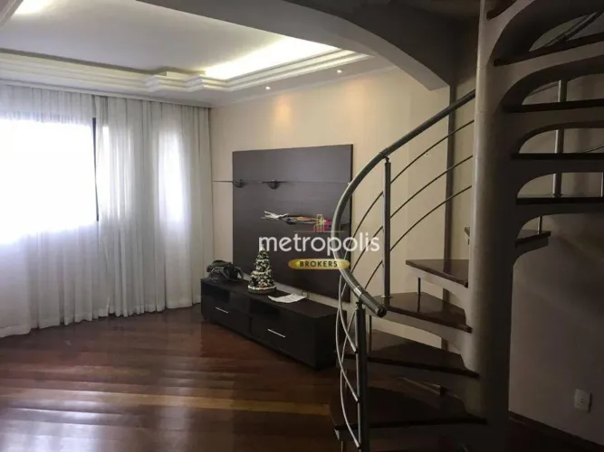 Cobertura à venda, 180 m² por R$ 920.000,00 - Fundação - São Caetano do Sul/SP