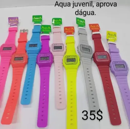 Relógio Aqua aprova dágua.