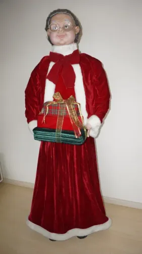 Mamãe papai Noel Natal Gigante 1,90m