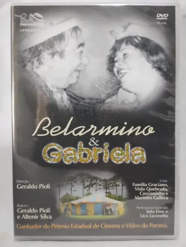 DVD - BELARMINO & GABRIELA - Famosa Dupla Sertaneja Paranaense Nhô Belarmino e Gabriela