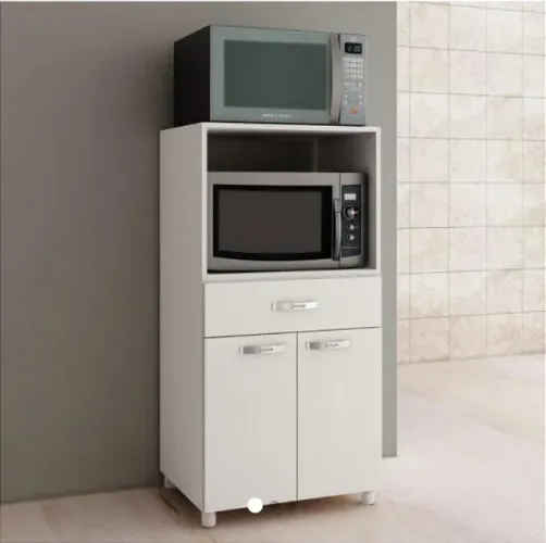 Balcão Forno 2P 1G - Fellicci - Branco