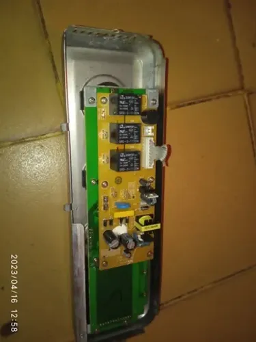 Placa do painel fonte \ interface forno elétrico Oster 127 volts usado ótima