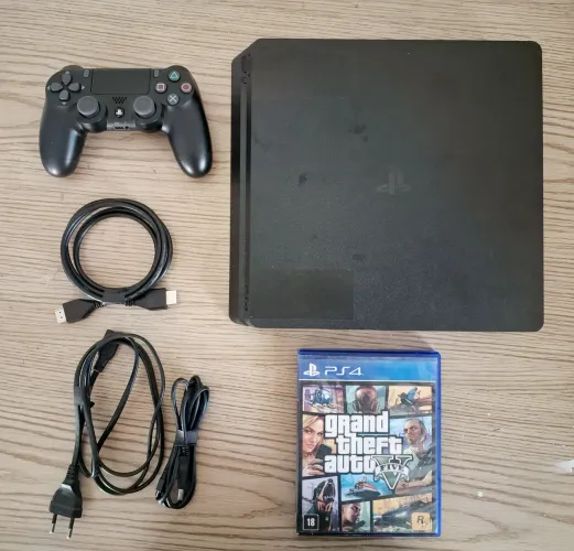 Promoção Playstation 4 Slim 1TB + GTA 5( ACEITO CREDISHOP)