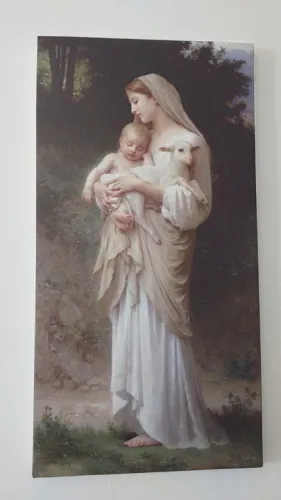 Pintura Linda qualidade profissional em tecido canvas de William Bouguereau