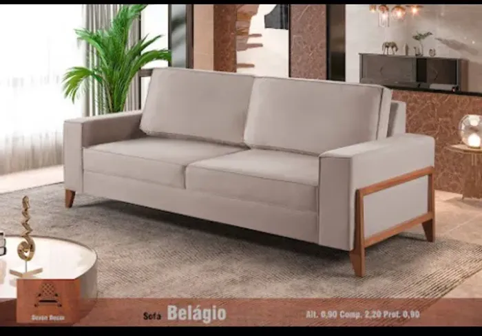 SOFÁ LIVING BELÁGIO 2,20 cm