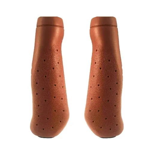 Manopla Anatômica Marrom Elleven 130mm Linha Passeio