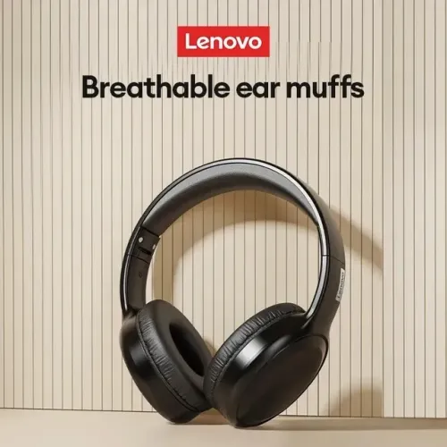 Fone Lenovo Bluetooth TH30 Headset, Bluetooth 5.3