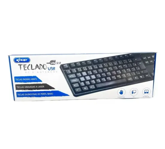 Teclado USB Para PC e notebook 