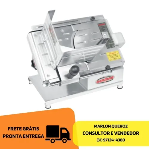 Cortador de Frios Bermar Lamina 22 Inox