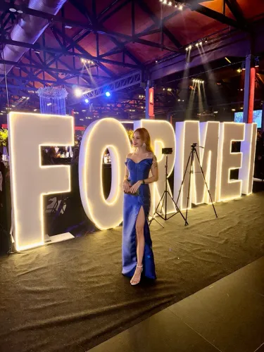 Vestido Longo Azul Elegante - Festa ou Evento