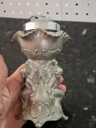 ISQUEIRO DE MESA ANTIGO COLECIONADOR