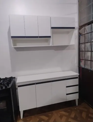 Conjunto de Armários de Cozinha 100% MDF entrega e instalação grátis