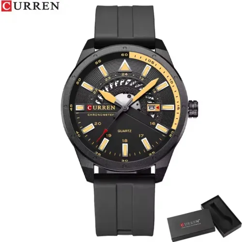 Relógio Curren 8421 (azul ou preto)