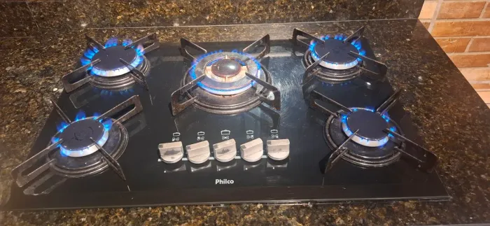 Cooktop funcionando em Perfeito estado .