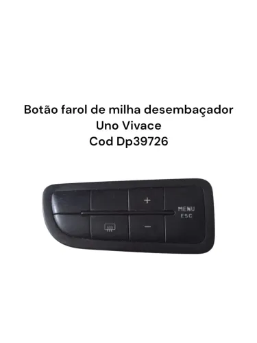 Botão Farol De Milha Desembaçador Uno Vivace Cod Dp39726