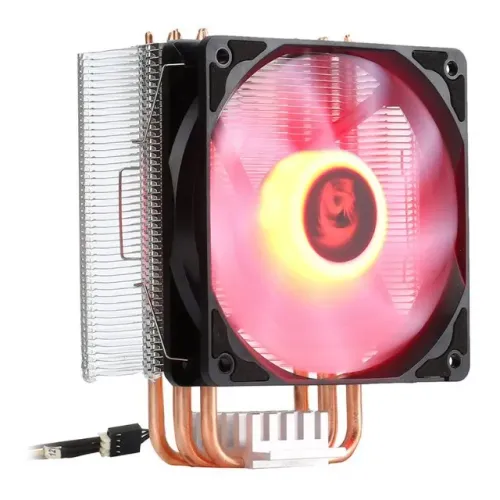 Air Cooler Redragon Buri 120mm Led Vermelho Intel/AMD LGA1700/1366 | AM4 - WZetta