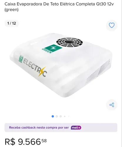 Ar Condicionado Elétrico 12v