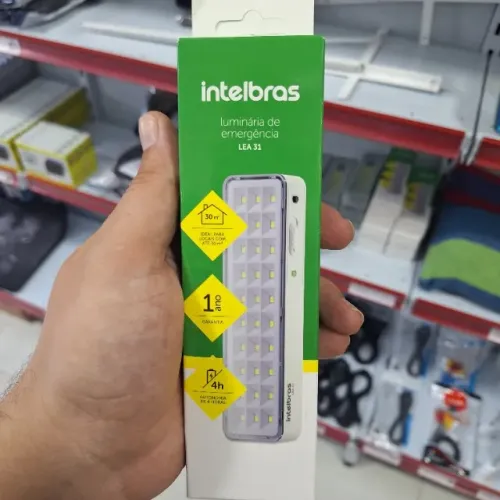 Luminária de Emergência  Intelbras Bateria 4 Horas