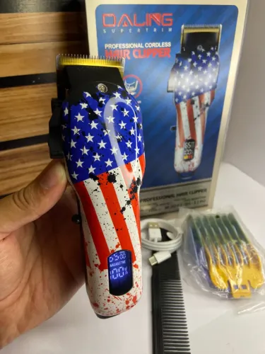 Máquina de Cortar Cabelo Profissional sem Fio Estilo Retrô Americana - LFJ-1190 LEON GTS a