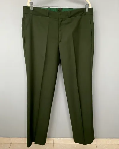 Calça Militar Verde Oliva - Farda Social - Masculina