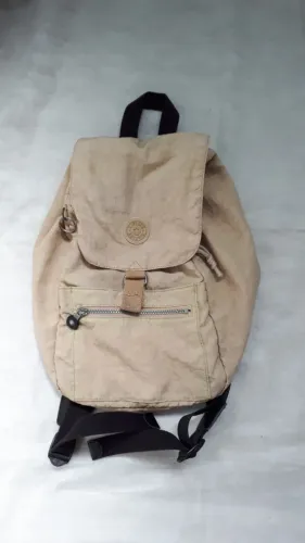 Mochila Kipling Bege Vintage Adulto