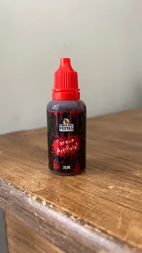 Sangue falso para fantasias e maquiagem