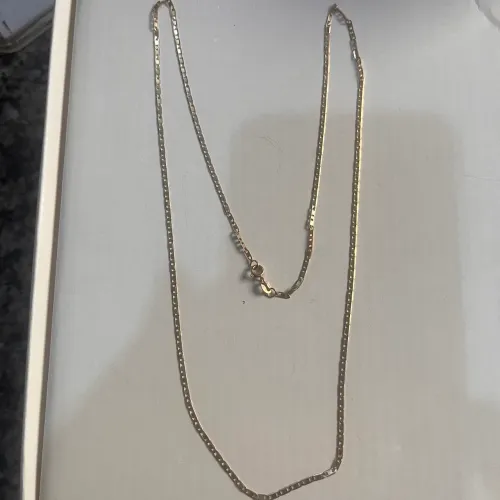 Cordão Ouro 18k Piastrine 60cm