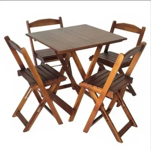 Aluguel Locação Jogo de Mesa de Madeira