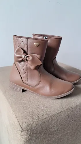 Bota Seminova Infantil Nº 27 Cano Médio Montaria - Baby Kids Original