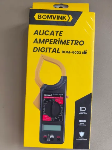 Alicate amperímetro digital