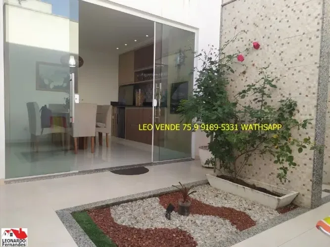Leo vende, linda casa bairro Sim, 3\4 sendo uma suíte, goumert, veja fotos