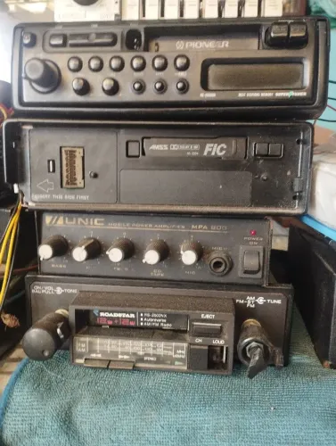 Rádio toca fitas antigo Tojo tkr pioeer Automotivo Vintage - Pioneer, Roadstar, FIC e Unic