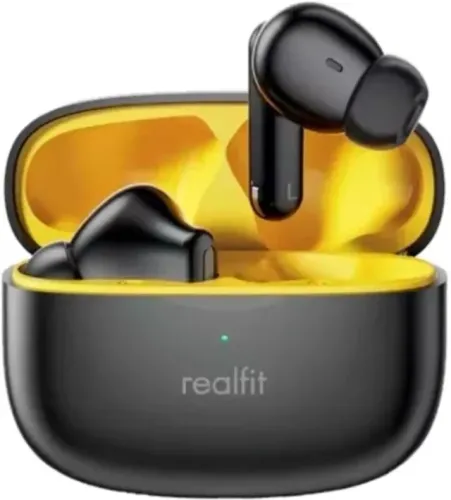 Fones de Ouvido Realfit F3 Bluetooth 5.4 com Cancelamento de Ruído - R$ 60,00