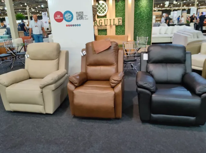 Poltronas de Couro - 3 Modelos Reclináveis Elétrica 