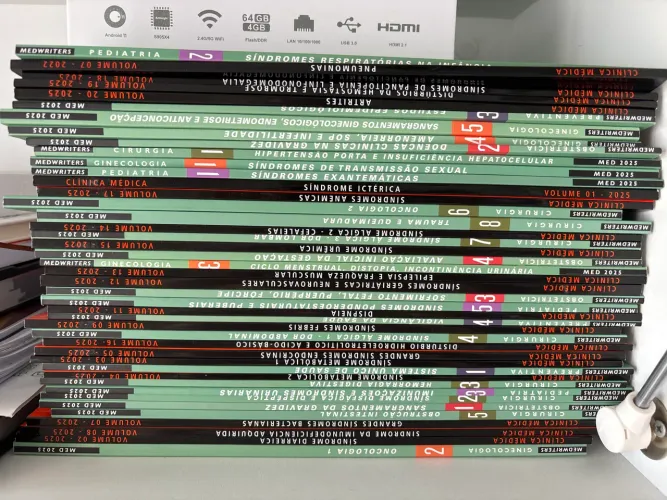 LIVROS MED 2025 55 LIVROS INTACTOS