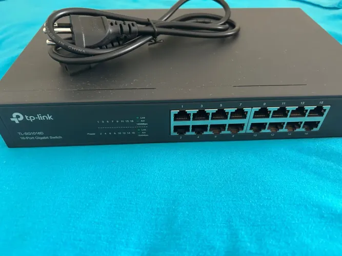 Switch 16 portas 100/1000 TP-LINK