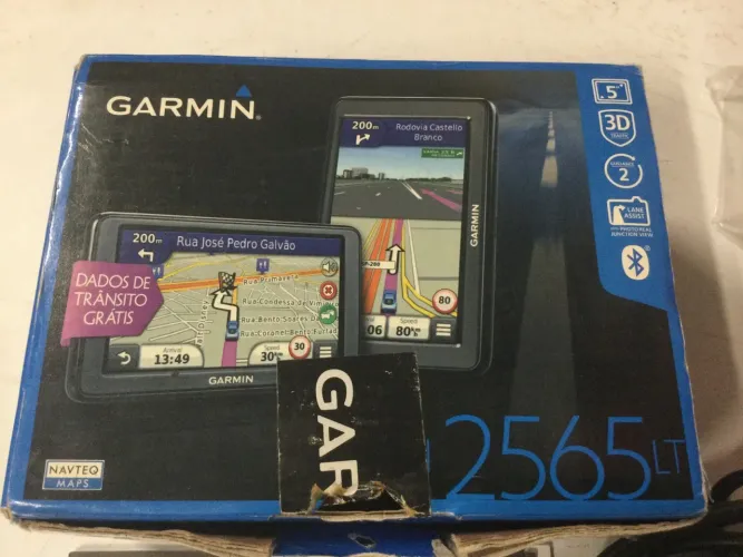 GPS Garmin 2565LT - Navegação e Trânsito Gratuito