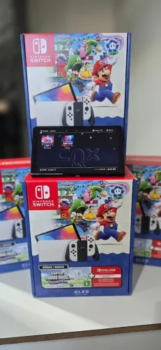 Nintendo Switch Oled Novo Desbloqueado com garantia de 1 ano