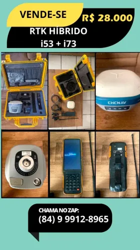 Equipamentos Topográficos - Estação Total e GPS RTK 