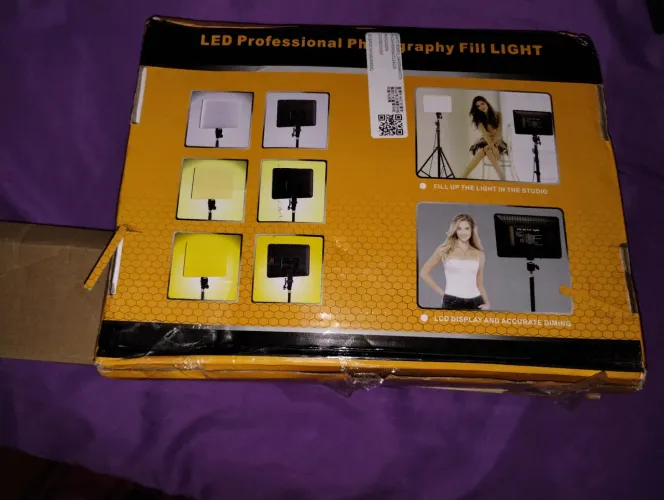 Kit Iluminação LED para Fotografia e Vídeo - Novo
