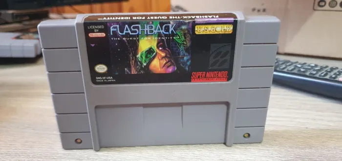 Cartucho Super Nintendo FlashBack The Quest For Identity Snes original 