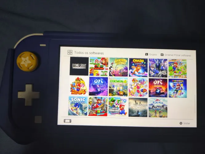 Nintendo Switch Lite - Console com jogos destravado com SD de 512 lotado de jogos