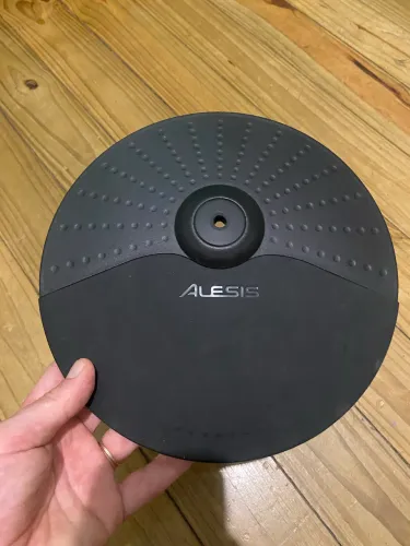 Pad Prato Alesis Single Zone 10 Polegadas Bateria Eletronica Preto