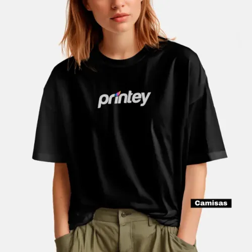 Camisa de algodão personalizada com seu tema 